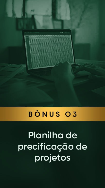 Bônus 03: Planilha de precificação de projetos