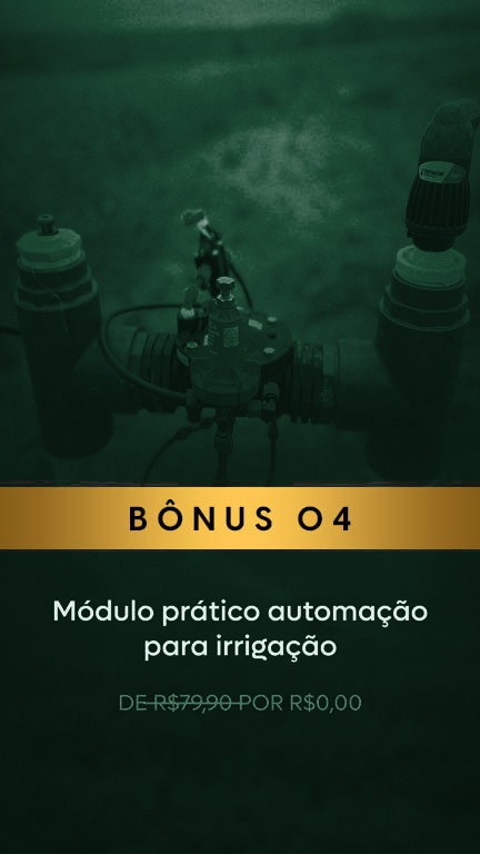 Bônus 04: Módulo prático automação para irrigação