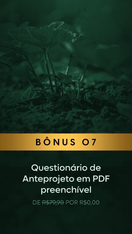 Bônus 07: Questionário de Anteprojeto em PDF