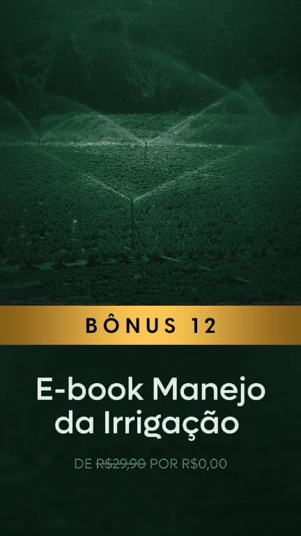 Bônus 12: E-book Manejo da Irrigação